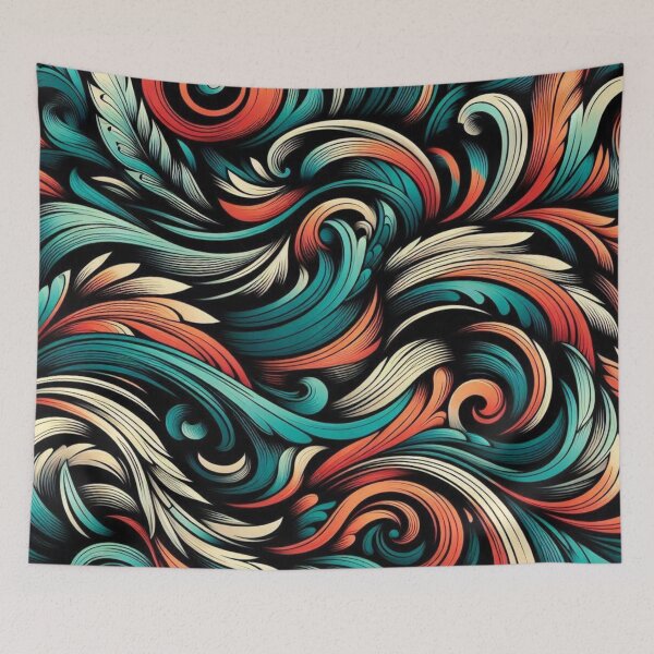 Item preview, Swirling Elegance: Abstract Pattern designed and sold by Haji  Kamora.