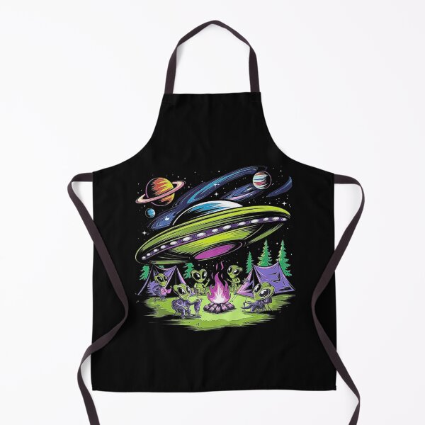 Item preview, Alien Family Camping Under UFO, For alien lovers designed and sold by love3617.