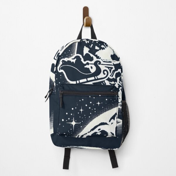 Item preview, Magical Santa Sleigh Silhouette Flying Over Moon designed and sold by pnidesign.