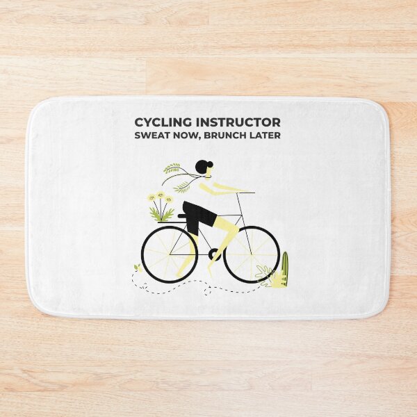 Item preview, Cycling instructor. Sweat now, brunch later designed and sold by FirstTimeTees.