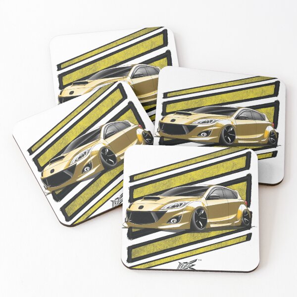 Item preview, mazda 3 mz3 hatchback yellow  designed and sold by NaquashM.