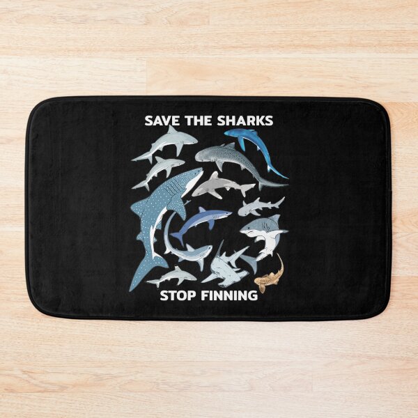 Item preview, Tiger shark blue shark whale shark hammerhead mako shark designed and sold by NicGrayGraphic.