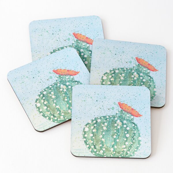 Item preview, Cactus in Blue designed and sold by CarolNArt.