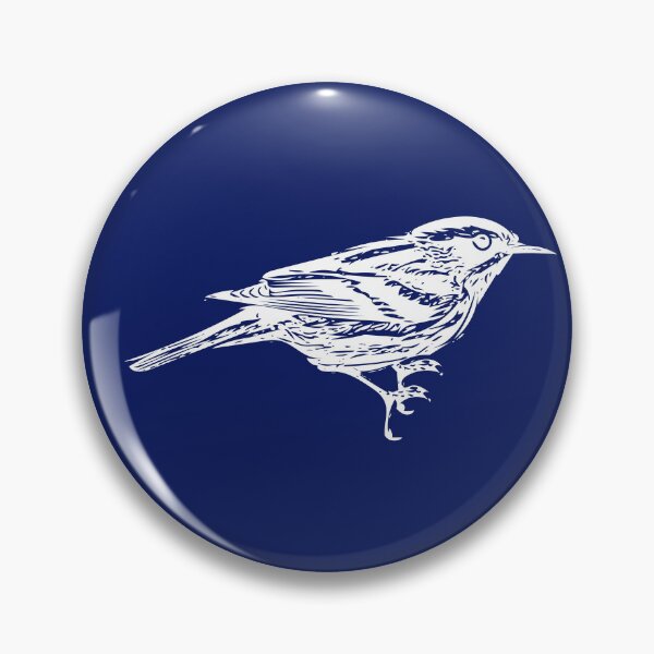 Item preview, Black-and-white Warbler White Design  designed and sold by designsasstultd.