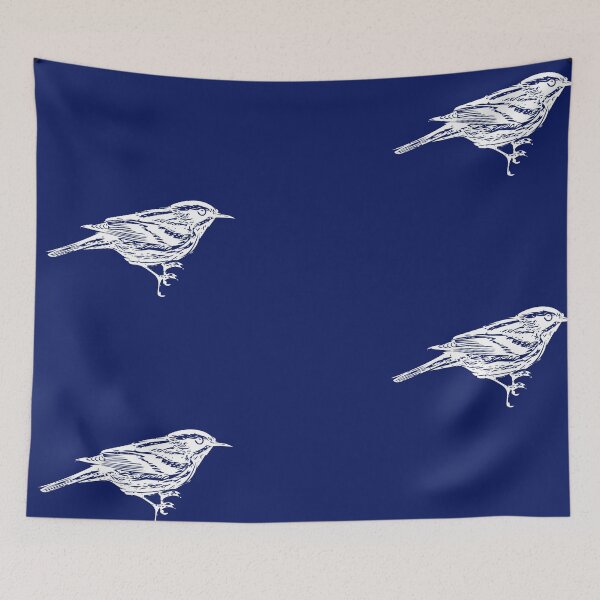 Item preview, Black-and-white Warbler White Design  designed and sold by designsasstultd.
