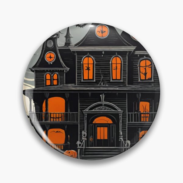 Item preview, Dark and Creepy Halloween Haunted House designed and sold by GrizzlyCollective.