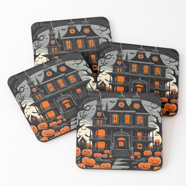 Item preview, Dark and Creepy Halloween Haunted House designed and sold by GrizzlyCollective.
