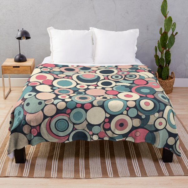 Item preview, Retro Circles Pattern designed and sold by Haji  Kamora.