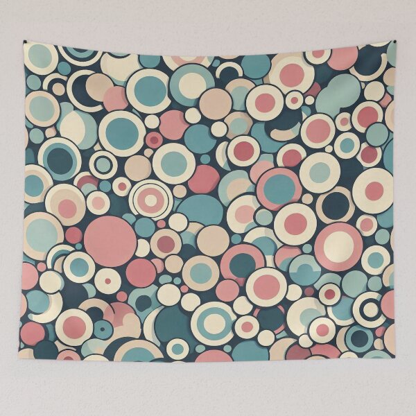 Item preview, Retro Circles Pattern designed and sold by Haji  Kamora.