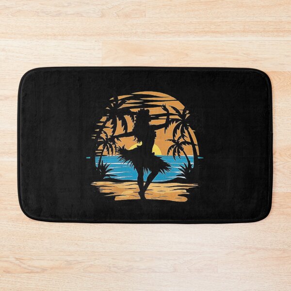 Item preview, Hula Girl Dancing at Tropical Sunset Beach designed and sold by love3617.