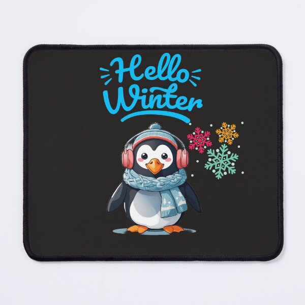 Item preview, Pingüino Kawaii Hola Invierno designed and sold by AVStore28.