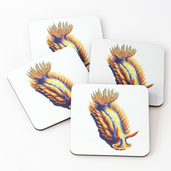 Item preview, Colorful orange nudibranch designed and sold by GabrielWest.