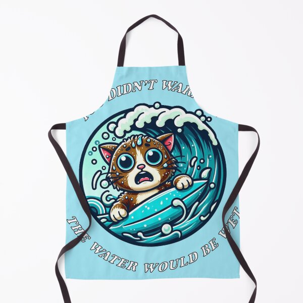 Item preview, surfing wet cat designed and sold by Asweet1.