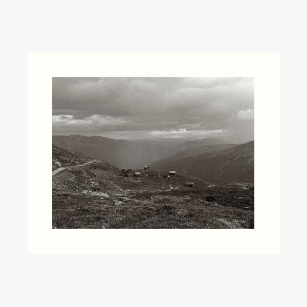 Item preview, Analog photo of an old village in the mountains designed and sold by concrete temple of nothing.