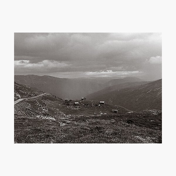 Item preview, Analog photo of an old village in the mountains designed and sold by concrete temple of nothing.