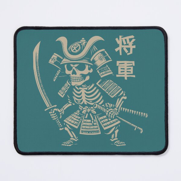 Item preview, Shogun skeleton in battle ready pose designed and sold by KoandZo.