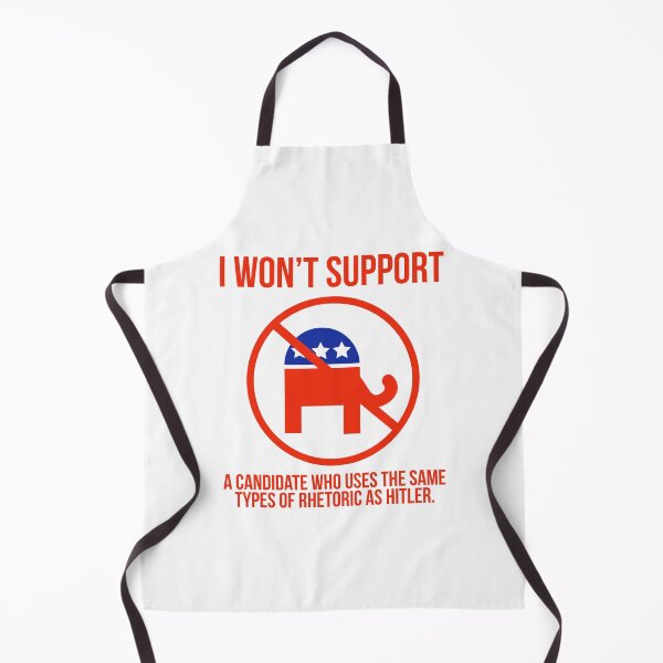 Item preview, I won’t support a candidate who uses the same rhetoric as Hitler.  designed and sold by Rachel the Artist .