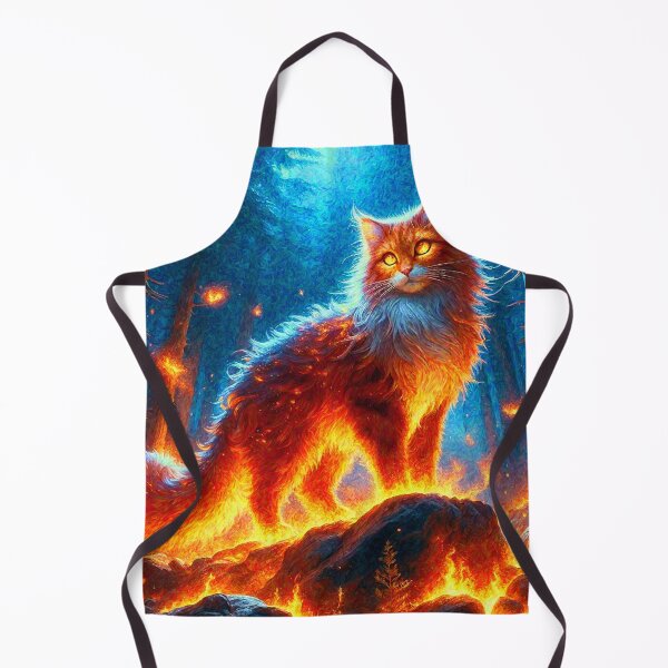 Item preview, Enchanted Fire Feline designed and sold by Nostalgia Busters.