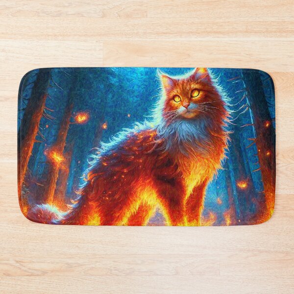 Item preview, Enchanted Fire Feline designed and sold by Nostalgia Busters.