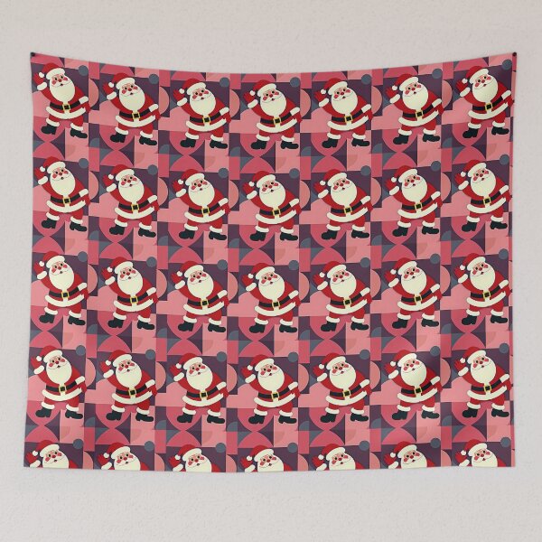 Item preview, Santa Claus Waving Mid-Century Modern Holiday Fun designed and sold by taiche.