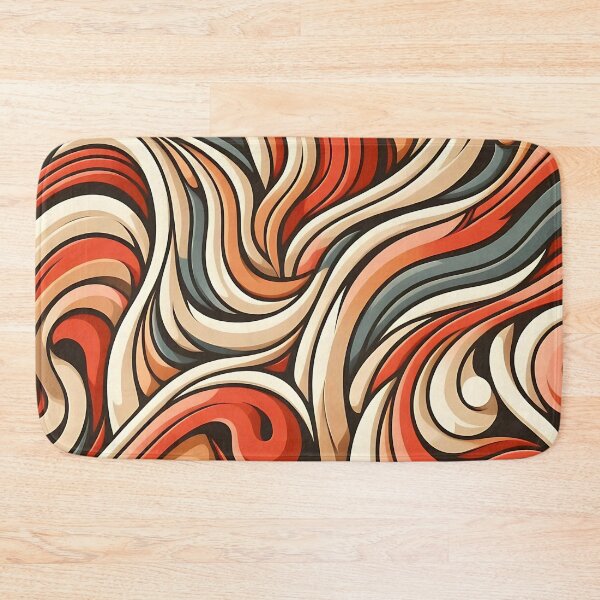 Item preview, Swirling Elegance: Abstract Wave Pattern designed and sold by Haji  Kamora.
