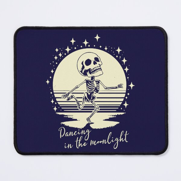 Item preview, A skeleton dancing in the moonlight. designed and sold by KoandZo.