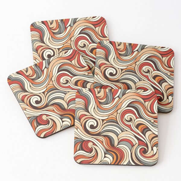 Item preview, Swirling Elegance: Abstract Wave Pattern designed and sold by Haji  Kamora.