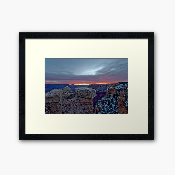 Grand Canyon Grand Sunrise Framed Art Print