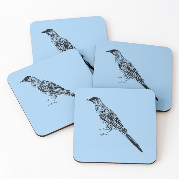 Item preview, Red Wattlebird Black Design  designed and sold by designsasstultd.