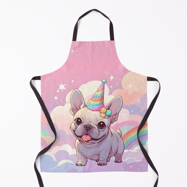Item preview, Kawaii French Bulldog Pastel Pink Rainbow Party designed and sold by puppypastel.