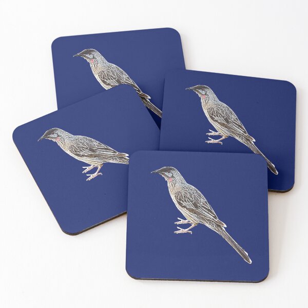 Item preview, Red Wattlebird White Alternate Design  designed and sold by designsasstultd.