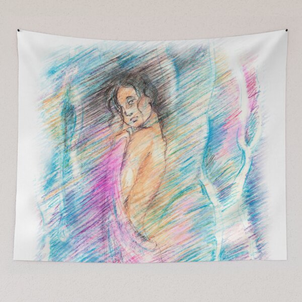 Item preview, The girl and the rain designed and sold by Ekaterina  Biserova.