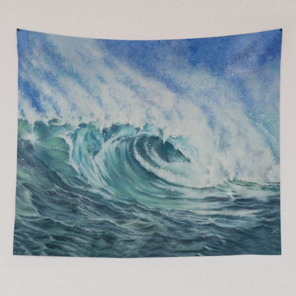 Item preview, Stormy ocean wave designed and sold by Katenaz.