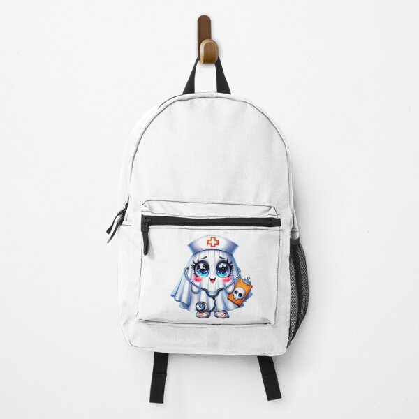 Item preview, Cute Halloween ghost in a nurse's uniform designed and sold by CleanDecor.