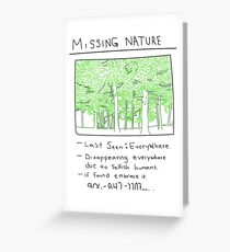 Save the planet Greeting Card