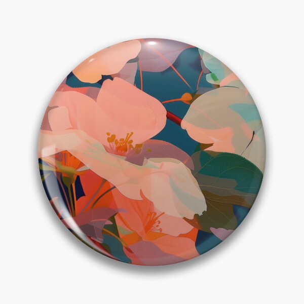 Item preview, Vibrant Floral Art - Abstract Blossoms in Pastel and Neon Hues designed and sold by Retrocranio.