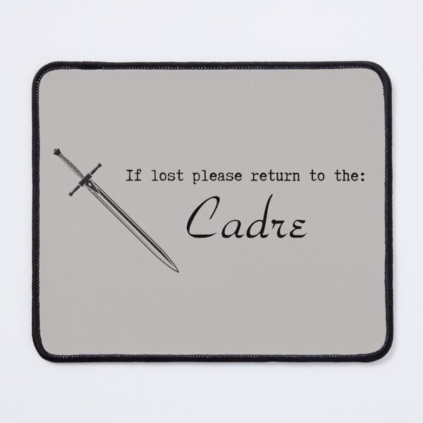 Item preview, If lost please return to the Cadre. designed and sold by MightyPenShop.