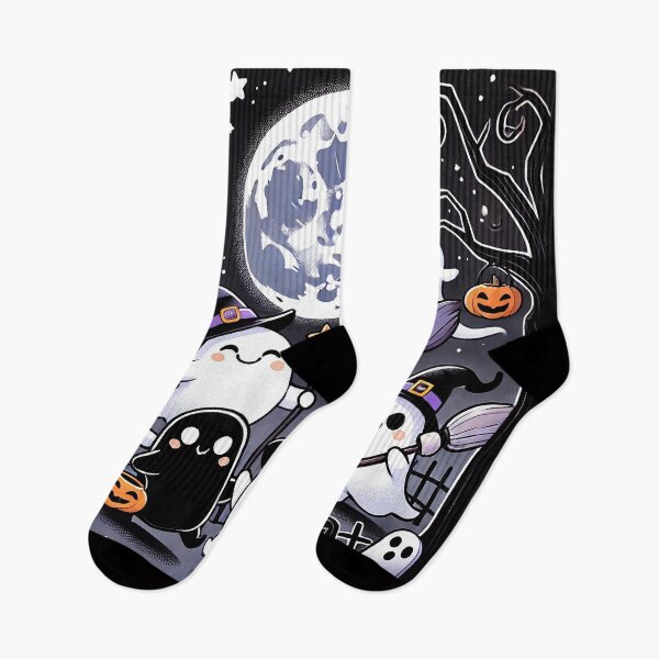 Item preview, Spooky Halloween Ghost Parade designed and sold by supersanko.