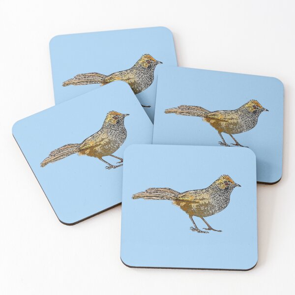Item preview, Rufous Bristlebird Black Alternate Design  designed and sold by designsasstultd.
