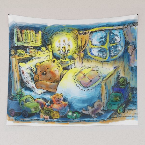 Item preview, Sleeping bear designed and sold by Ekaterina  Biserova.
