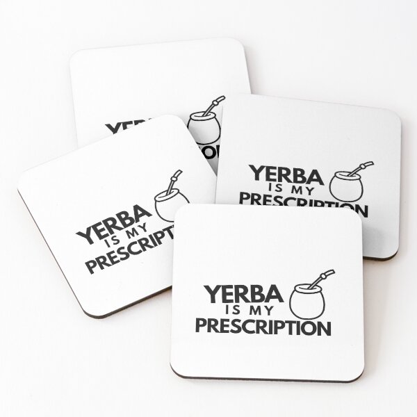 Item preview, Yerba mate Medical school student prescription  designed and sold by Domiska.