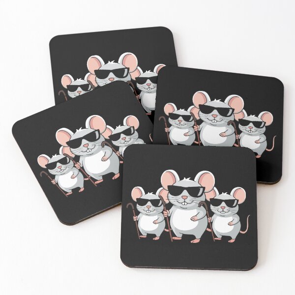 Item preview, Three white blind mice designed and sold by Lisiephoto.