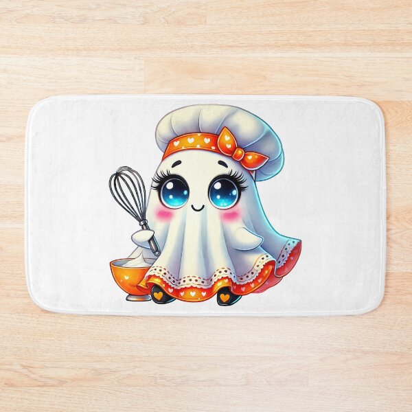 Item preview, Cute Halloween cook ghost with stirrer designed and sold by CleanDecor.