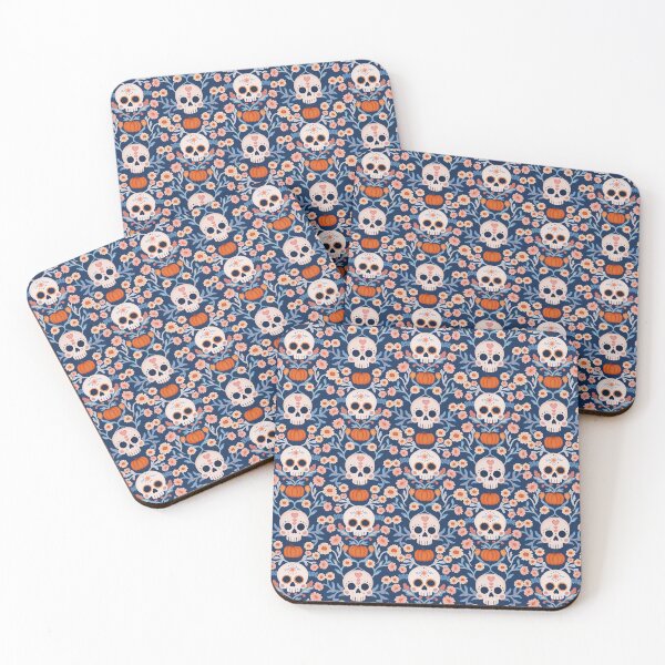 Item preview, Sugar Skull Damask designed and sold by LoveCallieCo.