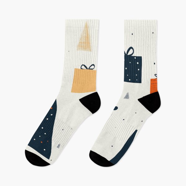 Item preview, Modern Christmas Tree and Gift Pattern - Minimalist Holiday Design designed and sold by Retrocranio.