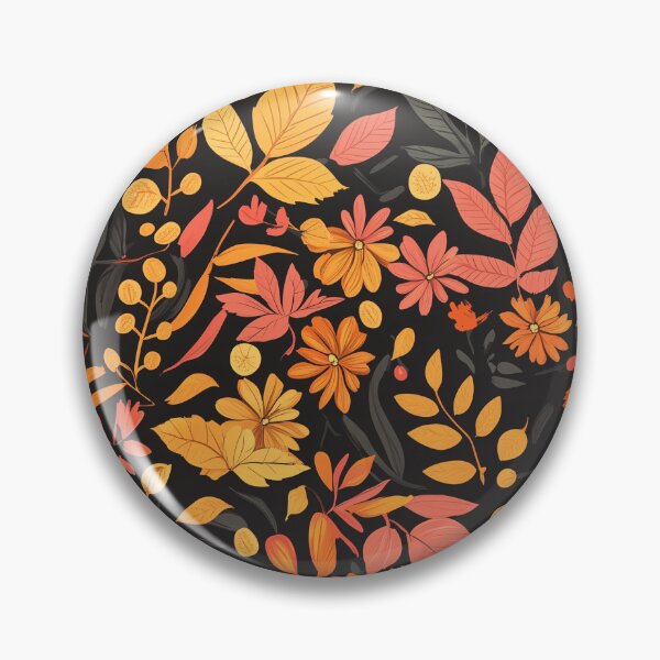 Item preview, Fall Florals and Leaves Pattern designed and sold by Laceyjae Digital Art.