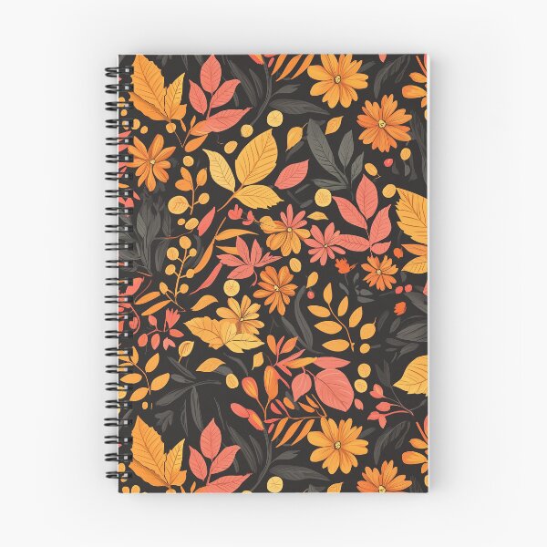 Item preview, Fall Florals and Leaves Pattern designed and sold by Laceyjae Digital Art.