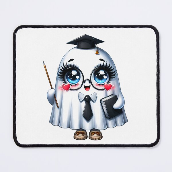 Item preview, Cute Halloween teacher ghost with pointer designed and sold by CleanDecor.