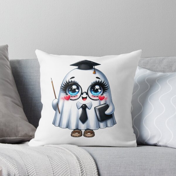 Item preview, Cute Halloween teacher ghost with pointer designed and sold by CleanDecor.