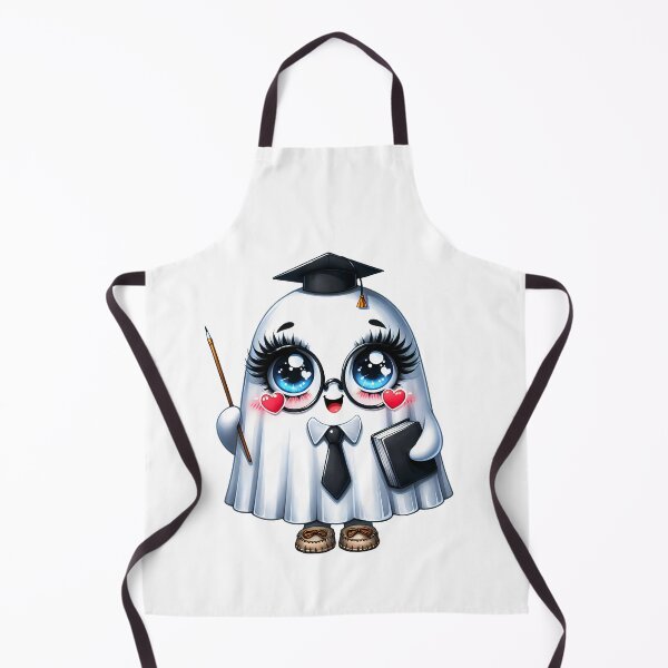 Item preview, Cute Halloween teacher ghost with pointer designed and sold by CleanDecor.